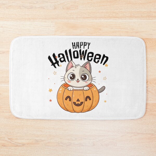 Item preview, Cute Cat in Pumpkin designed and sold by graphic-genie.