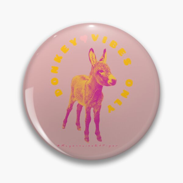 Item preview, Donkey Vibes Only – Fun Retro Pop Design designed and sold by MayoEtPiper.
