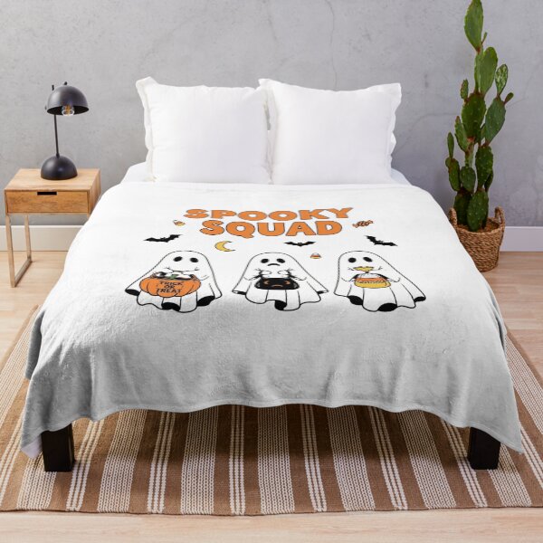 Item preview, Playful Spooky Squad Ghosts Halloween Illustration designed and sold by RuweisVibes.