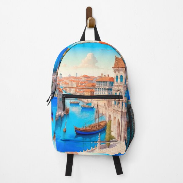 Item preview, Grand Venetian Canal Cityscape with Boats designed and sold by LanaGustavsson.