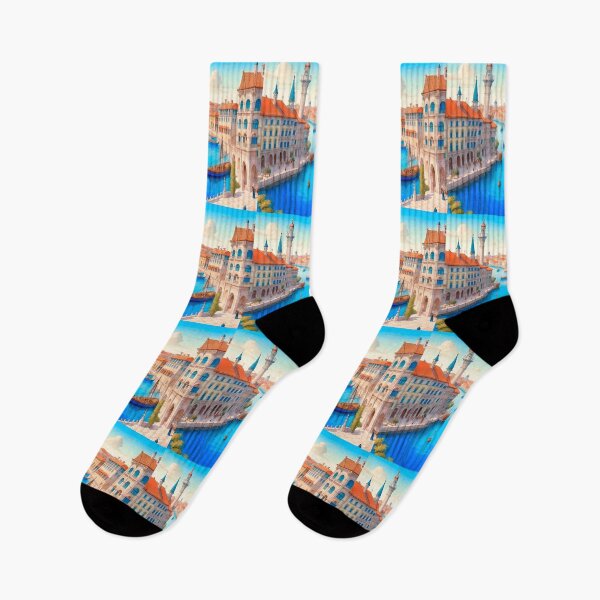 Item preview, Grand Venetian Canal Cityscape with Boats designed and sold by LanaGustavsson.