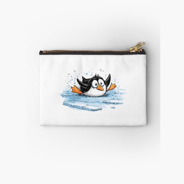 Item preview, Slipping Penguin Cartoon designed and sold by IssaraStudio.