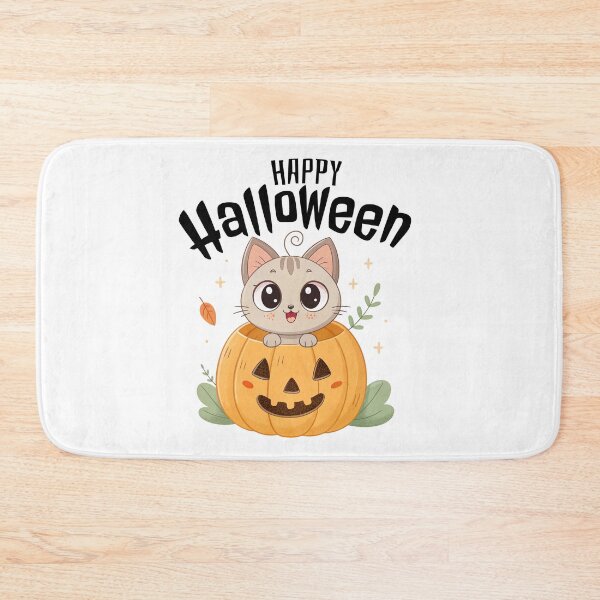 Item preview, Cute Cat in Pumpkin designed and sold by graphic-genie.