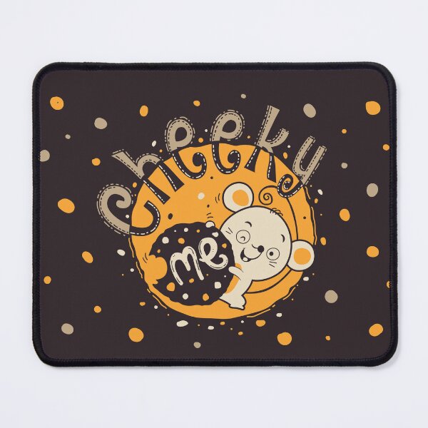 Item preview, Cheeky Cookie Mouse – Cute and Fun Cartoon designed and sold by NidhiW.
