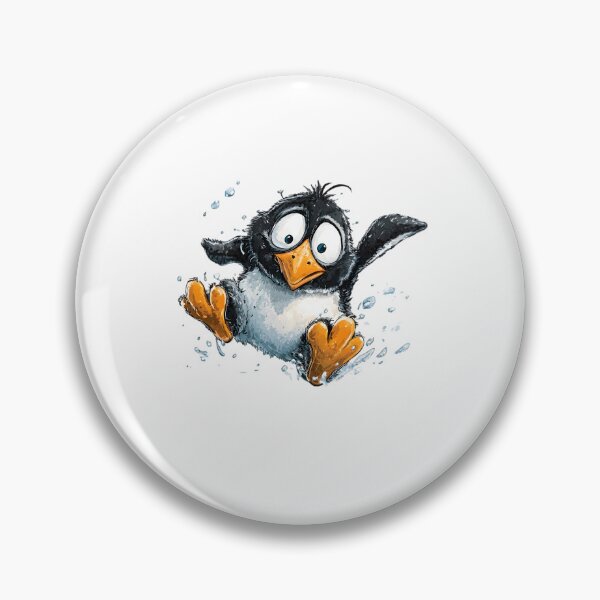 Item preview, Comic Penguin Art designed and sold by IssaraStudio.