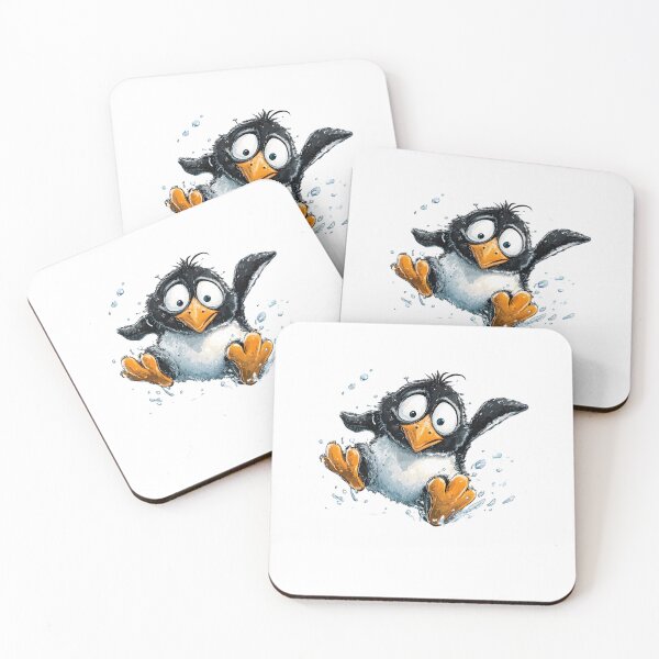 Item preview, Comic Penguin Art designed and sold by IssaraStudio.