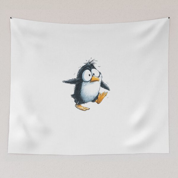Item preview, Cute Slipping Penguin designed and sold by IssaraStudio.