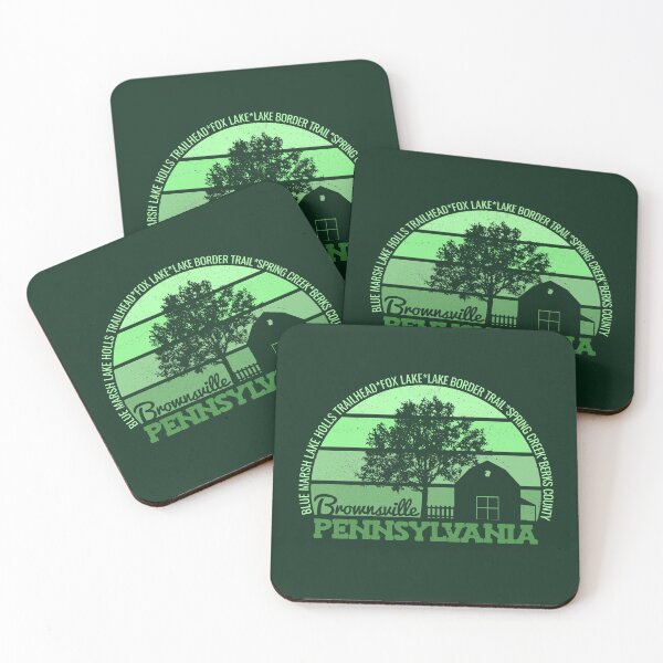 Item preview, Brownsville Pennsylvania Sunset Retro Vintage Local Pride Logo designed and sold by CRHPOD20.