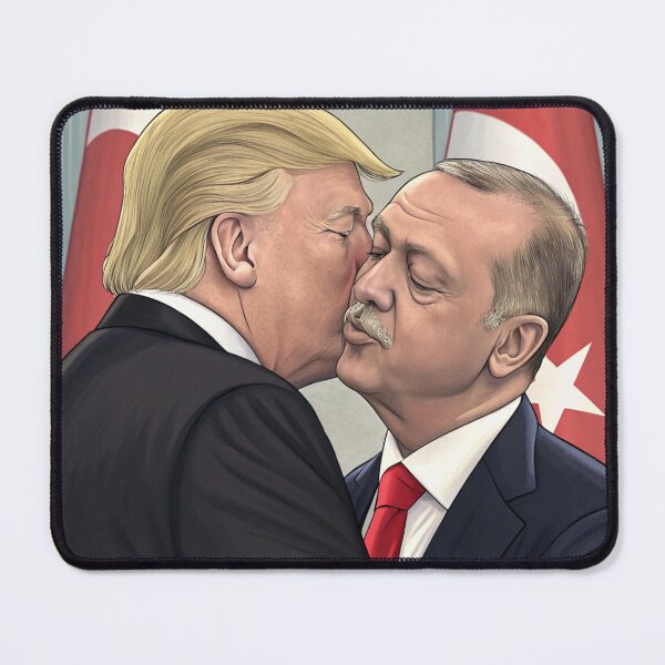 Item preview, Trump and Tayyip Erdoğan Kissing designed and sold by zangess1.
