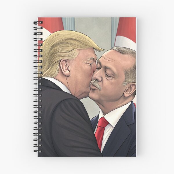 Item preview, Trump and Tayyip Erdoğan Kissing designed and sold by zangess1.