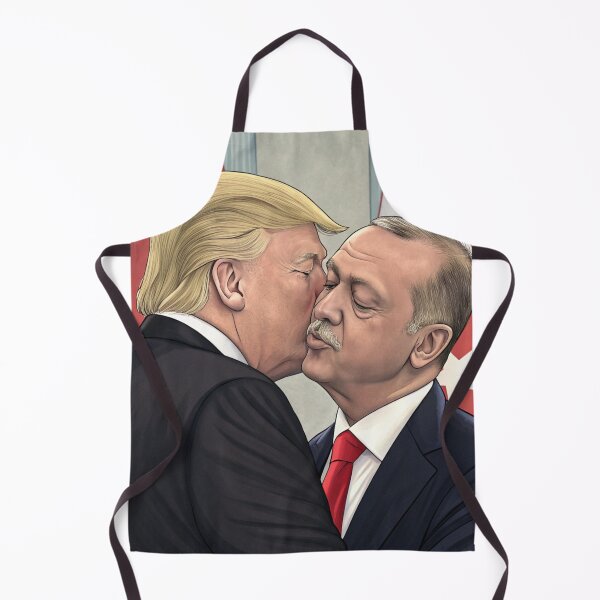 Item preview, Trump and Tayyip Erdoğan Kissing designed and sold by zangess1.