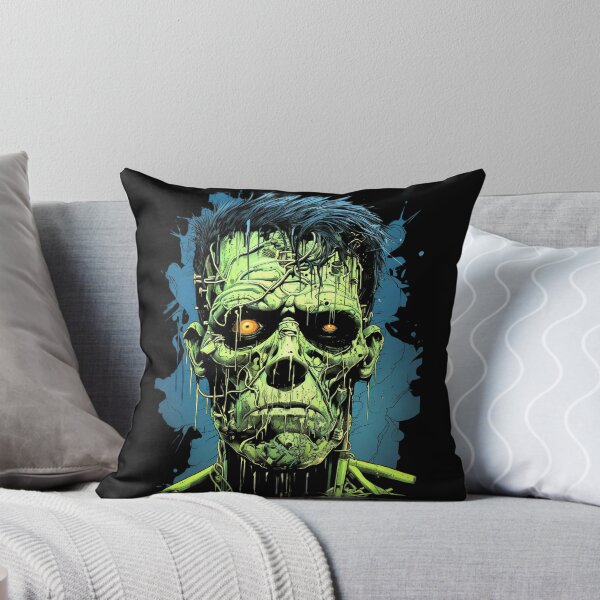 Item preview, Halloween FrankensteinT- Shirt and Sticker Spooky Creepy Design designed and sold by WHITE FLAME PRINTS.