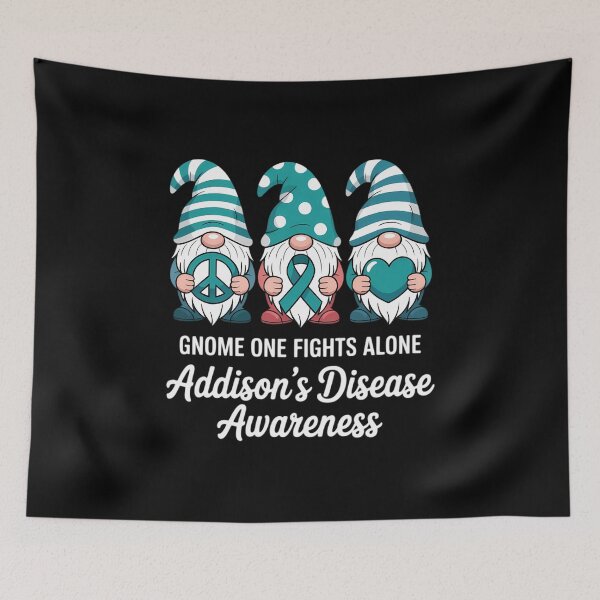 Item preview, Addison's disease Awareness Month Light Blue Ribbon Gnomies designed and sold by VENOM0RIOT.