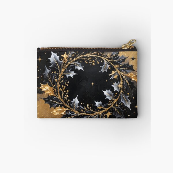 Item preview, Circle of Light – Golden Winter Wreath Artwork designed and sold by LaLi-Designs.