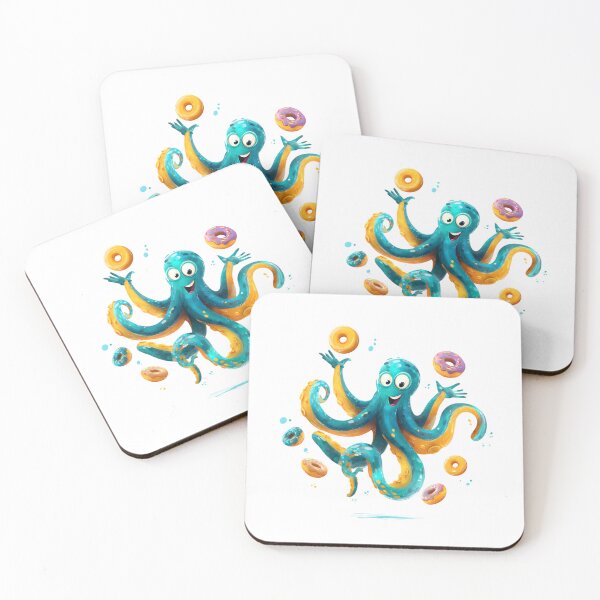 Item preview, Vibrant Octopus Art designed and sold by IssaraStudio.