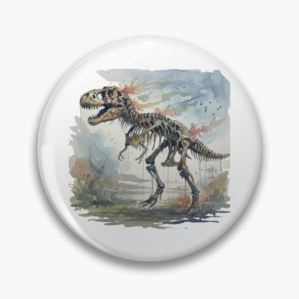 Aperçu de l'œuvre style aquarelle libre Tyrannosaurus Rex créée et vendue par Funktastic Designs.