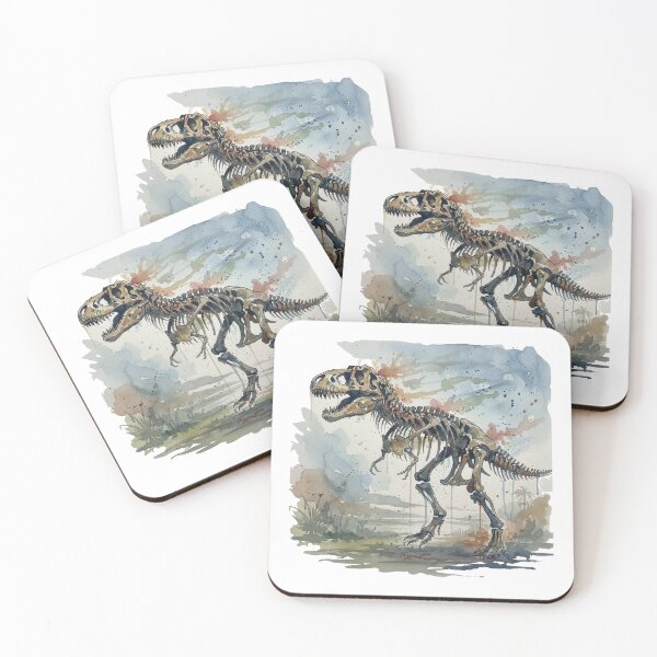 Item preview, loose watercolour style Tyrannosaurus Rex designed and sold by Funktastic Designs.