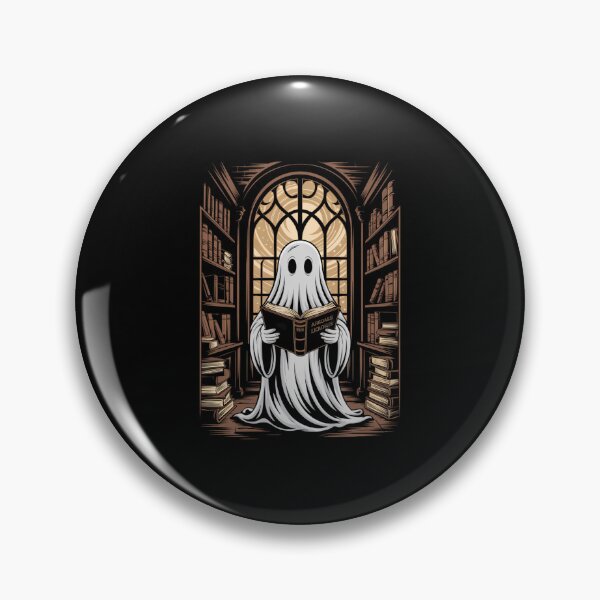 Item preview, Reading Ghost Library Halloween Librarian Book Lovers designed and sold by aidenpier.