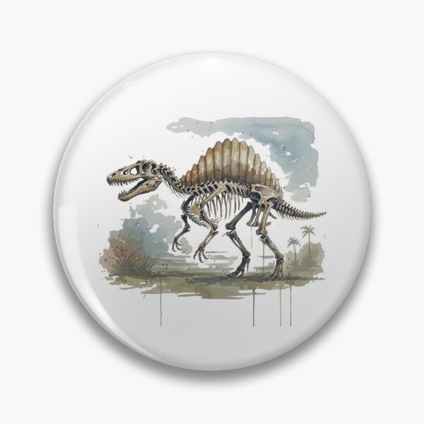 Item preview, loose watercolour style Spinosaurus designed and sold by Funktastic Designs.