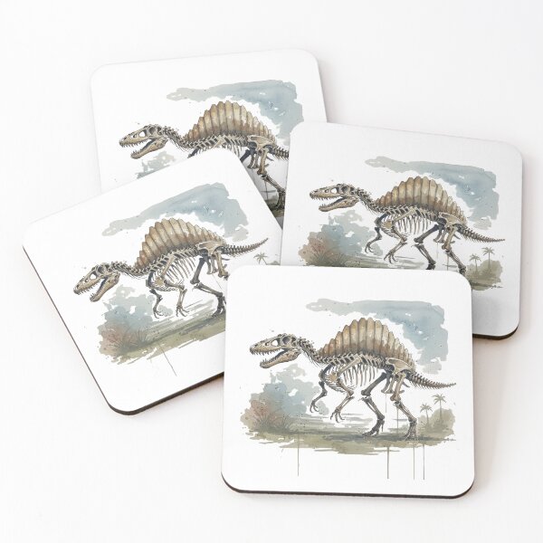 Item preview, loose watercolour style Spinosaurus designed and sold by Funktastic Designs.
