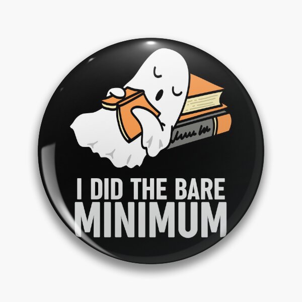Item preview, I did the bare minimum Funny Ghost Halloween T-Shirt designed and sold by OldSkullDesigns.