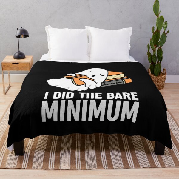 Item preview, I did the bare minimum Funny Ghost Halloween T-Shirt designed and sold by OldSkullDesigns.