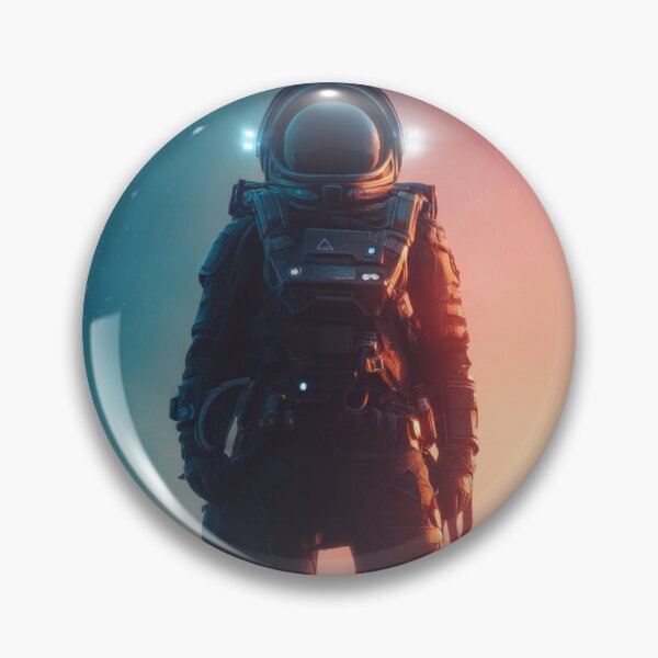 Item preview, Galactic Astronaut on an Unknown Planet Art designed and sold by GrinGalore.