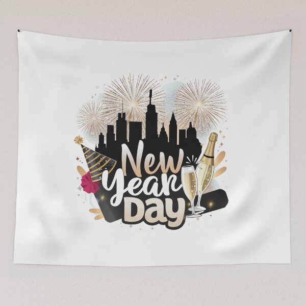 Item preview, Happy New Year Champagne Party Design designed and sold by WitchyWhisper.