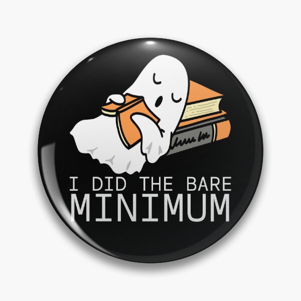Item preview, I did the bare minimum Funny Ghost Halloween T-Shirt designed and sold by OldSkullDesigns.