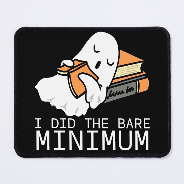 Item preview, I did the bare minimum Funny Ghost Halloween T-Shirt designed and sold by OldSkullDesigns.