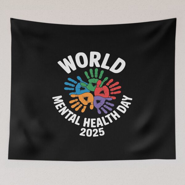 Item preview, World Mental Health Day 2025 designed and sold by itsnothatweird.
