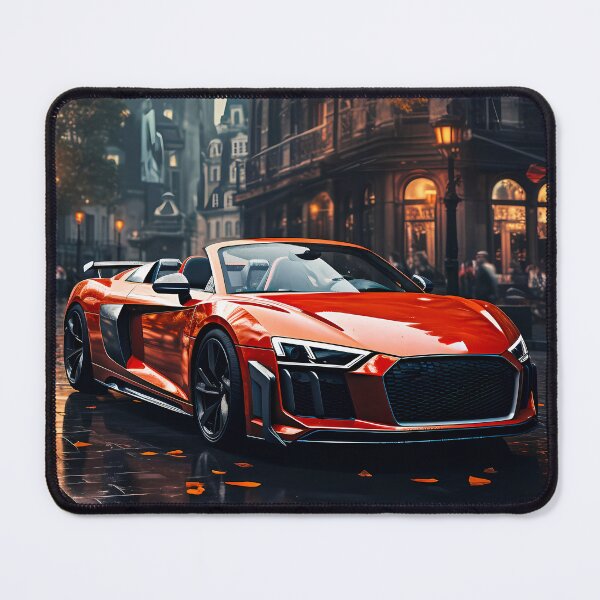 Item preview, Stunning Convertible Sports Car In Vibrant Autumn Cityscape designed and sold by RevUpDesign.