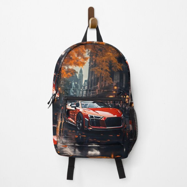 Item preview, Stunning Convertible Sports Car In Vibrant Autumn Cityscape designed and sold by RevUpDesign.