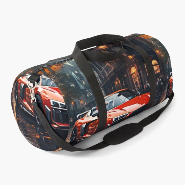 Item preview, Stunning Convertible Sports Car In Vibrant Autumn Cityscape designed and sold by RevUpDesign.