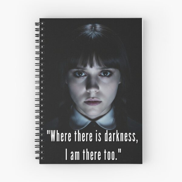 Item preview, Where there is darkness, I m there too.  designed and sold by WednesdayAndYou.