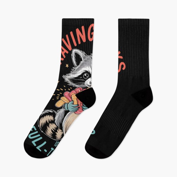Item preview, Snacks Lovers Funny Raccoon Joke designed and sold by tearbytea.