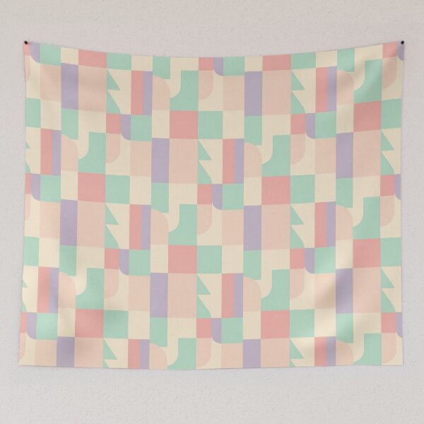 Item preview, Geometric Shapes, Abstract Pastel Modern, Light Theme,  Abstract Stylize, Repeated Texture Pattern (image size 8320x12480) designed and sold by Digital-Davinci.