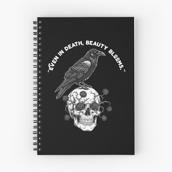 Item preview, Even in death beauty blooms designed and sold by WednesdayAndYou.