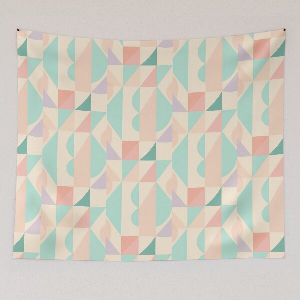 Item preview, Geometric Shapes, Abstract Pastel Modern, Light Theme,  Abstract Stylize, Repeated Texture Pattern (image size 8320x12480) designed and sold by Digital-Davinci.