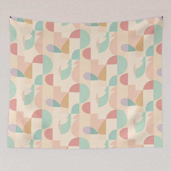 Item preview, Geometric Shapes, Abstract Pastel Modern, Light Theme,  Abstract Stylize, Repeated Texture Pattern (image size 8320x12480) designed and sold by Digital-Davinci.