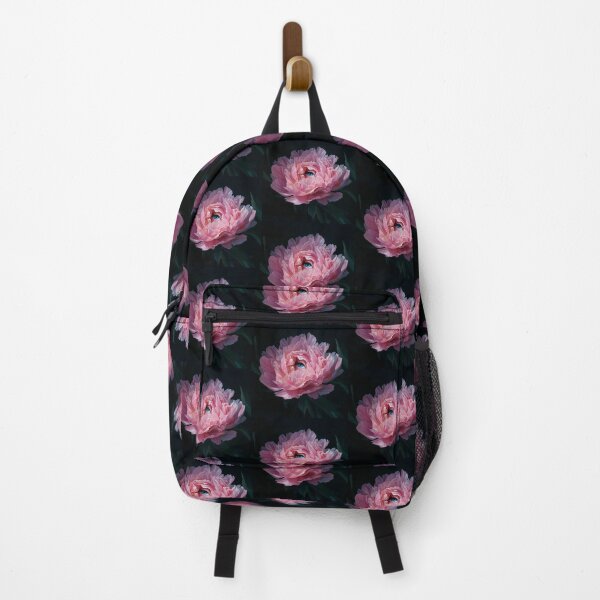 Item preview, Surreal Pink Peony with Blue Eye – Fantasy Floral Art designed and sold by natalidesign.