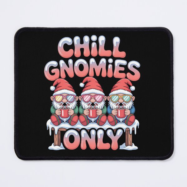 Item preview, chill gnomies - snowball fight gnomes - frosty beard - magical winter gnome - gnome snow angel - winter cabin gnome - holiday season gnome - chilly day gnome - snowflake gnome designed and sold by JansenGS.