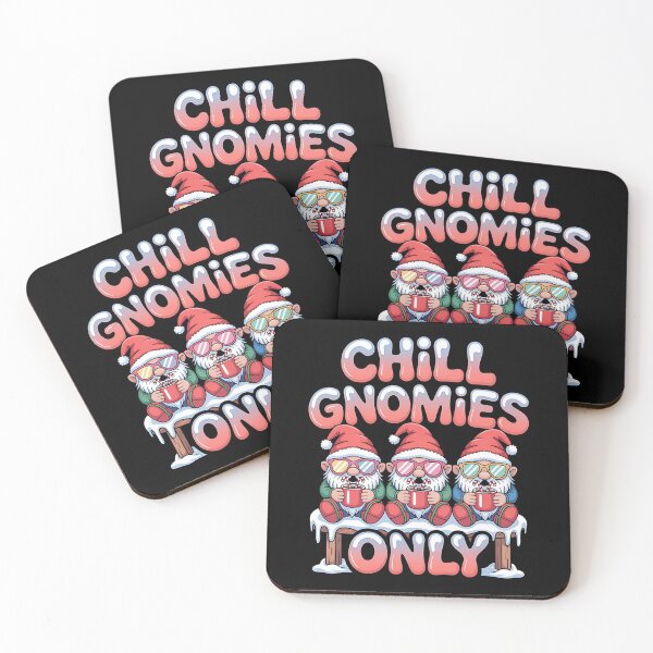 Item preview, chill gnomies - snowball fight gnomes - frosty beard - magical winter gnome - gnome snow angel - winter cabin gnome - holiday season gnome - chilly day gnome - snowflake gnome designed and sold by JansenGS.