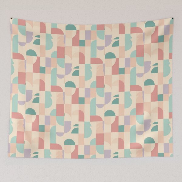 Item preview, Geometric Shapes, Abstract Pastel Modern, Light Theme,  Abstract Stylize, Repeated Texture Pattern (image size 8320x12480) designed and sold by Digital-Davinci.