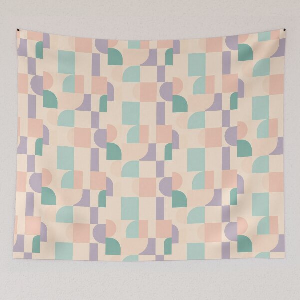 Item preview, Geometric Shapes, Abstract Pastel Modern, Light Theme,  Abstract Stylize, Repeated Texture Pattern (image size 8320x12480) designed and sold by Digital-Davinci.
