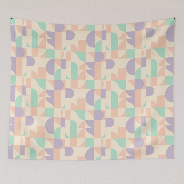 Item preview, Geometric Shapes, Abstract Pastel Modern, Light Theme,  Abstract Stylize, Repeated Texture Pattern (image size 8320x12480) designed and sold by Digital-Davinci.