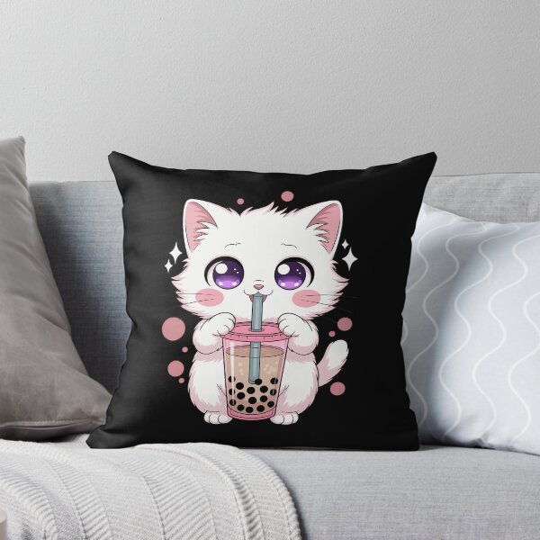 Item preview, Boba Tea Cat Anime Kawaii Bubble Tea Neko designed and sold by VENOM0RIOT.