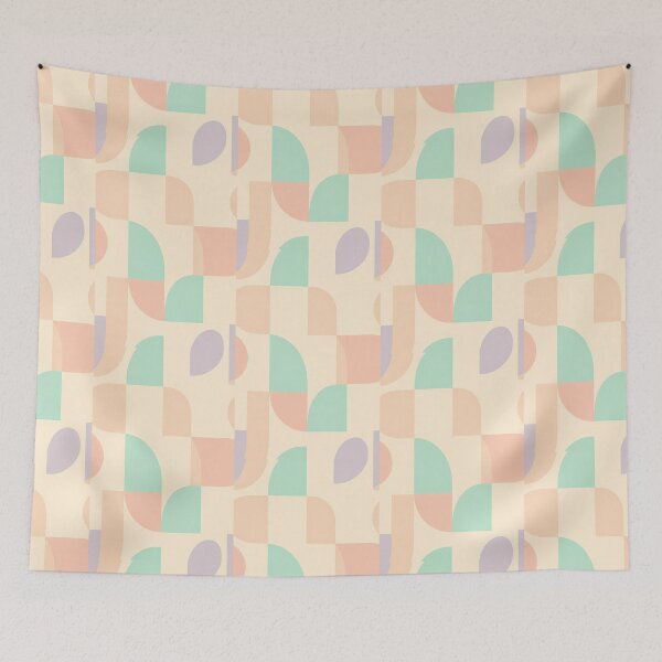 Item preview, Geometric Shapes, Abstract Pastel Modern, Light Theme,  Abstract Stylize, Repeated Texture Pattern (image size 8320x12480) designed and sold by Digital-Davinci.