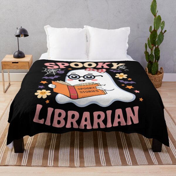 Item preview, Spooky Librarian Ghost Halloween designed and sold by tearbytea.