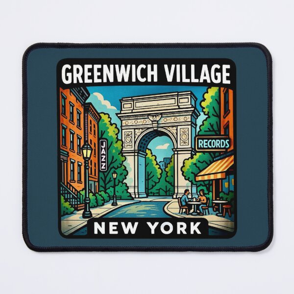 Item preview, Greenwich Village, New York — Washington Square Arch designed and sold by Myra365Art.